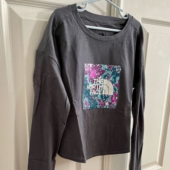 NWT The North Face Kids Long Sleeve Graphic Tee - Picture 2 of 5